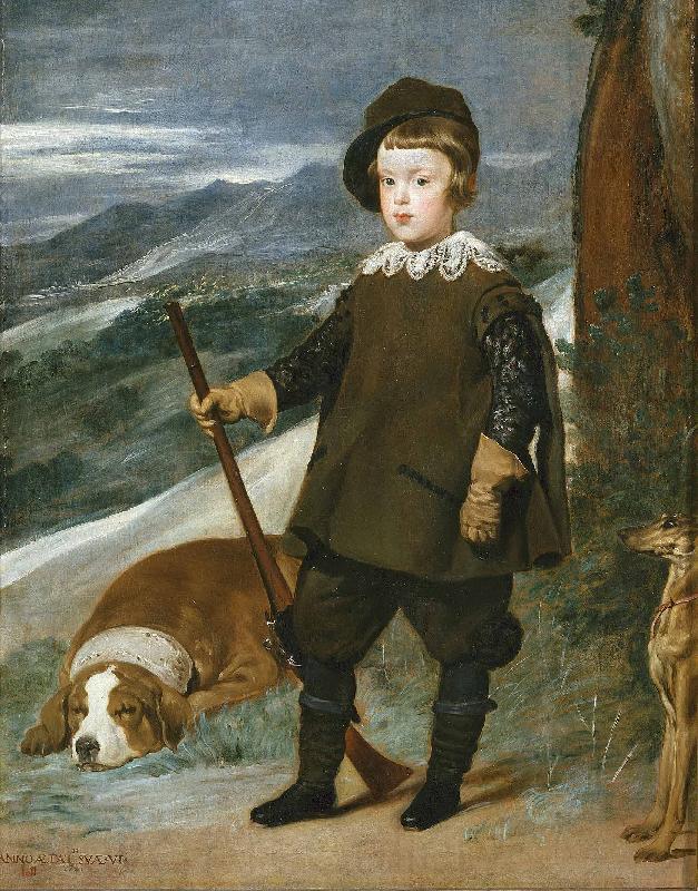 Diego Velazquez Prince Balthasar Charles as a Hunter Norge oil painting art